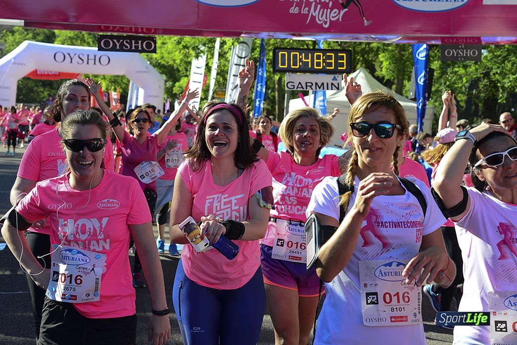 Carrera de la Mujer Madrid: arco izquierdo, desde el minuto 42 hasta el 53