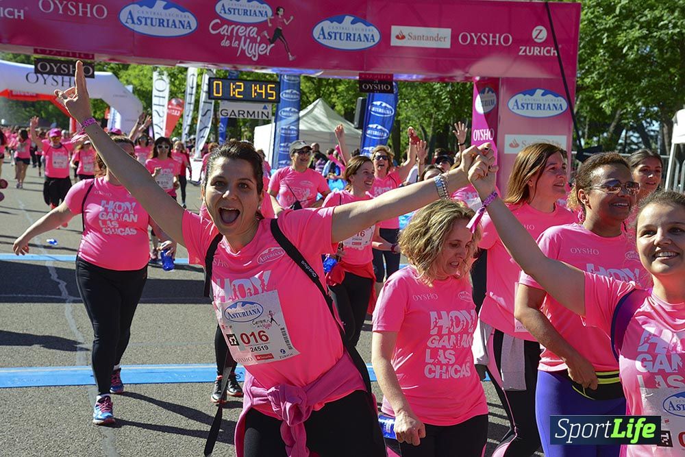 Carrera de la Mujer Madrid: arco izquierdo, desde 1h13 hasta 1h23'