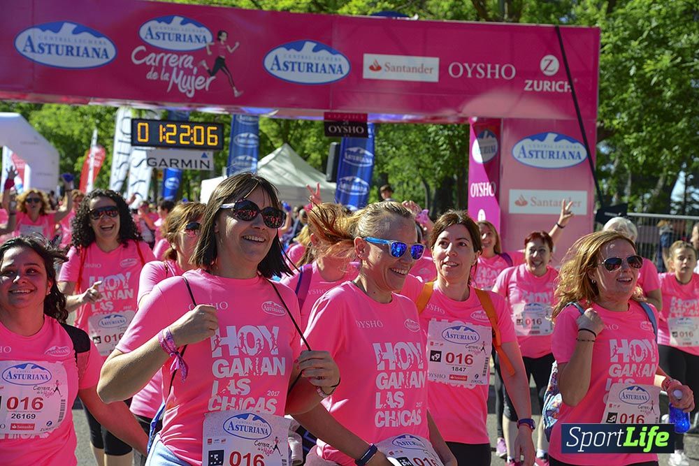 Carrera de la Mujer Madrid: arco izquierdo, desde 1h13 hasta 1h23'