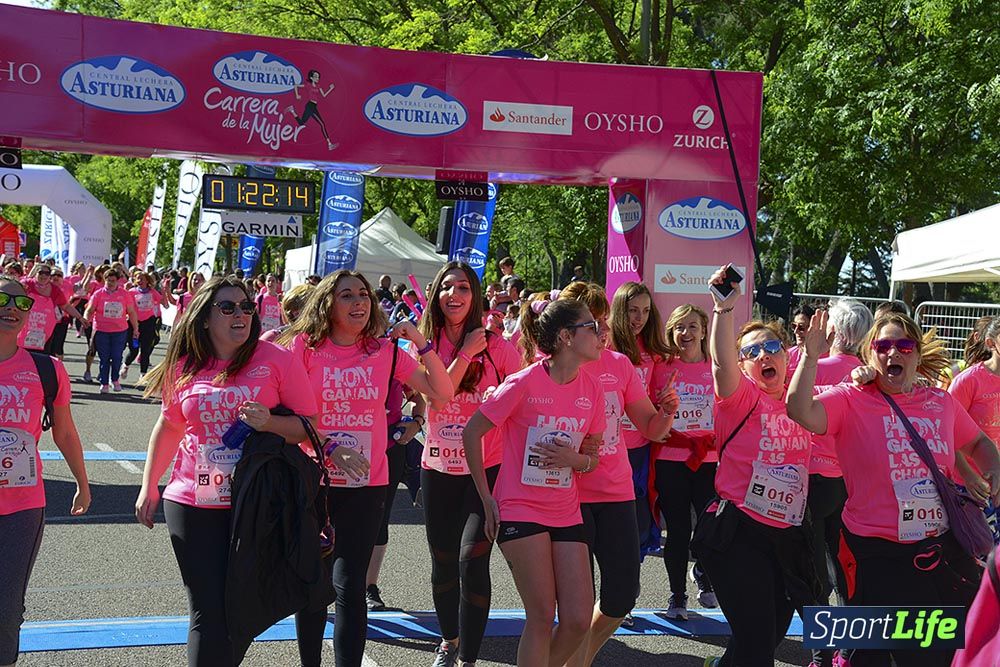 Carrera de la Mujer Madrid: arco izquierdo, desde 1h13 hasta 1h23'