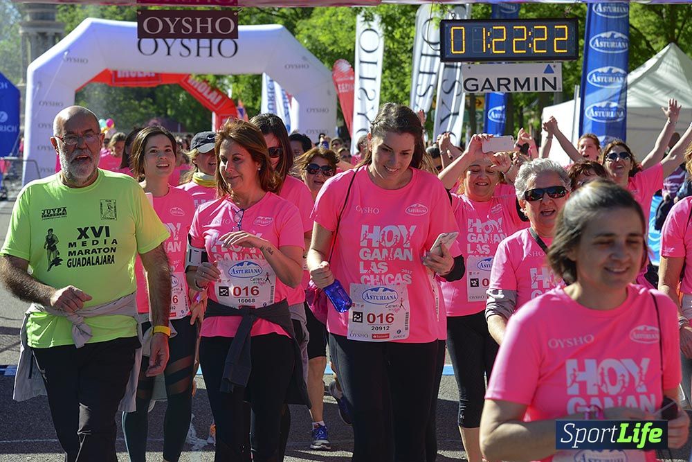 Carrera de la Mujer Madrid: arco izquierdo, desde 1h13 hasta 1h23'
