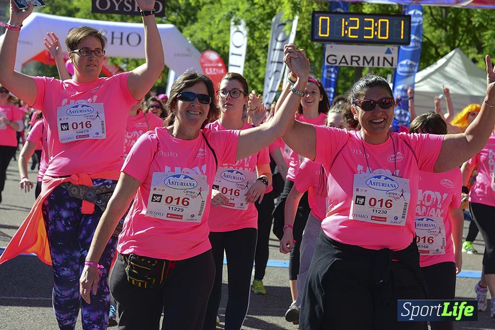 Carrera de la Mujer Madrid: arco izquierdo, desde 1h13 hasta 1h23'