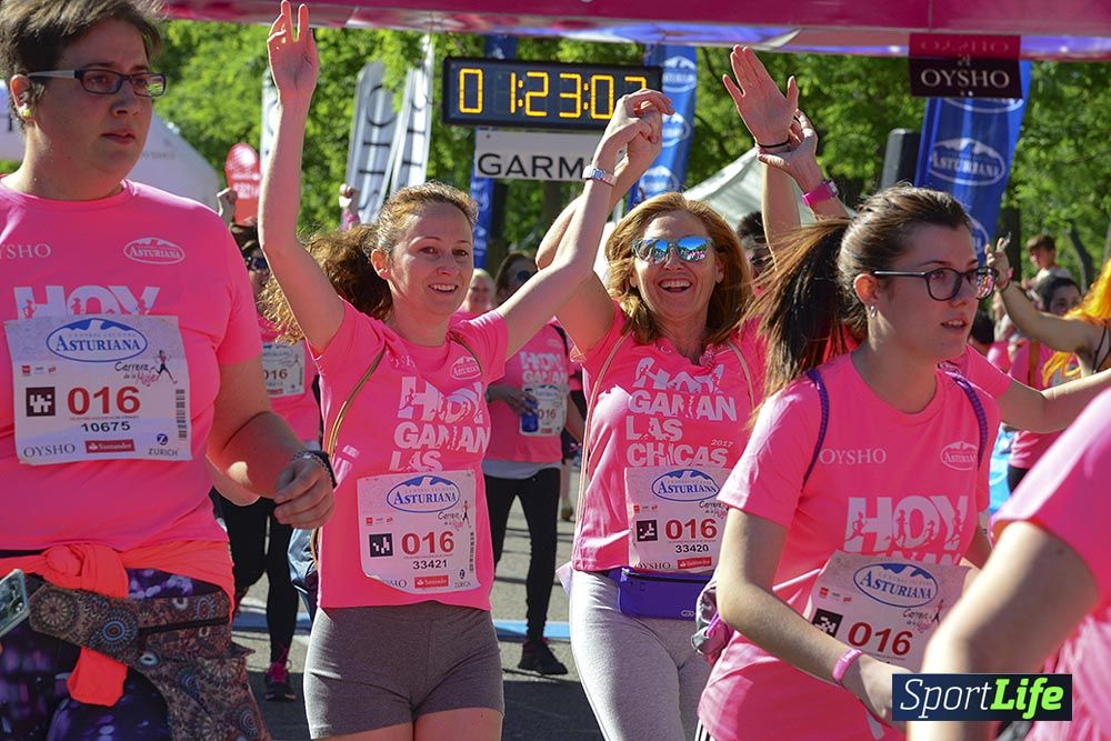 Carrera de la Mujer Madrid: arco izquierdo, desde 1h13 hasta 1h23'