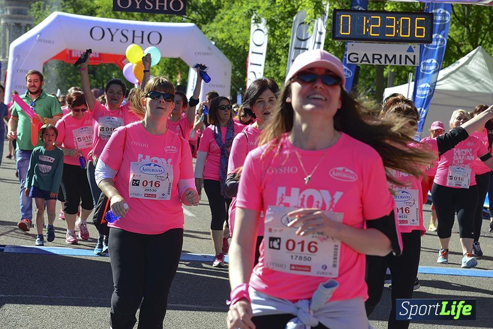 Carrera de la Mujer Madrid: arco izquierdo, desde 1h13 hasta 1h23'