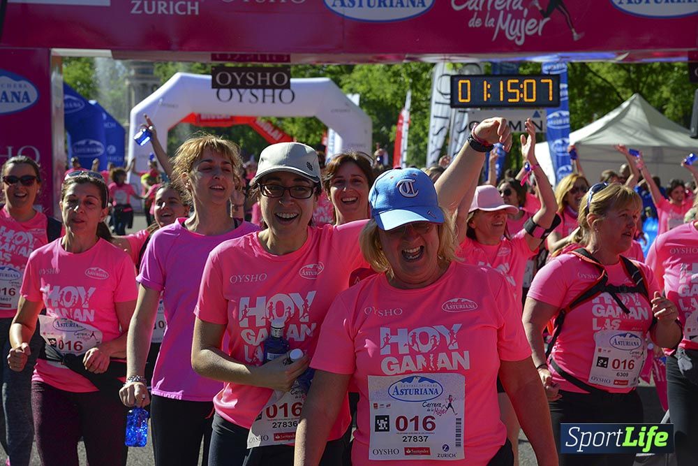 Carrera de la Mujer Madrid: arco izquierdo, desde 1h13 hasta 1h23'