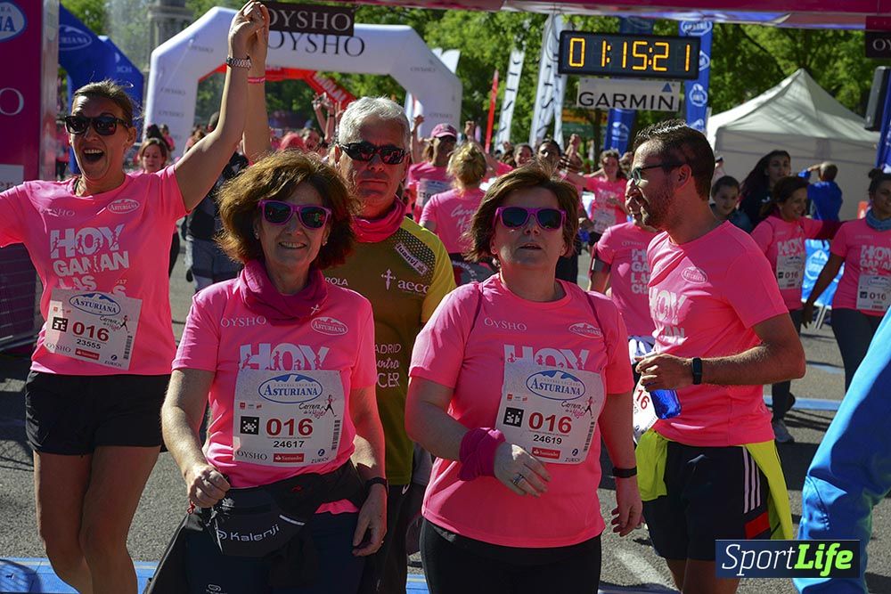Carrera de la Mujer Madrid: arco izquierdo, desde 1h13 hasta 1h23'