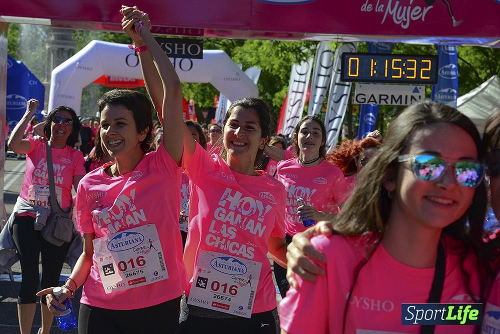 Carrera de la Mujer Madrid: arco izquierdo, desde 1h13 hasta 1h23'