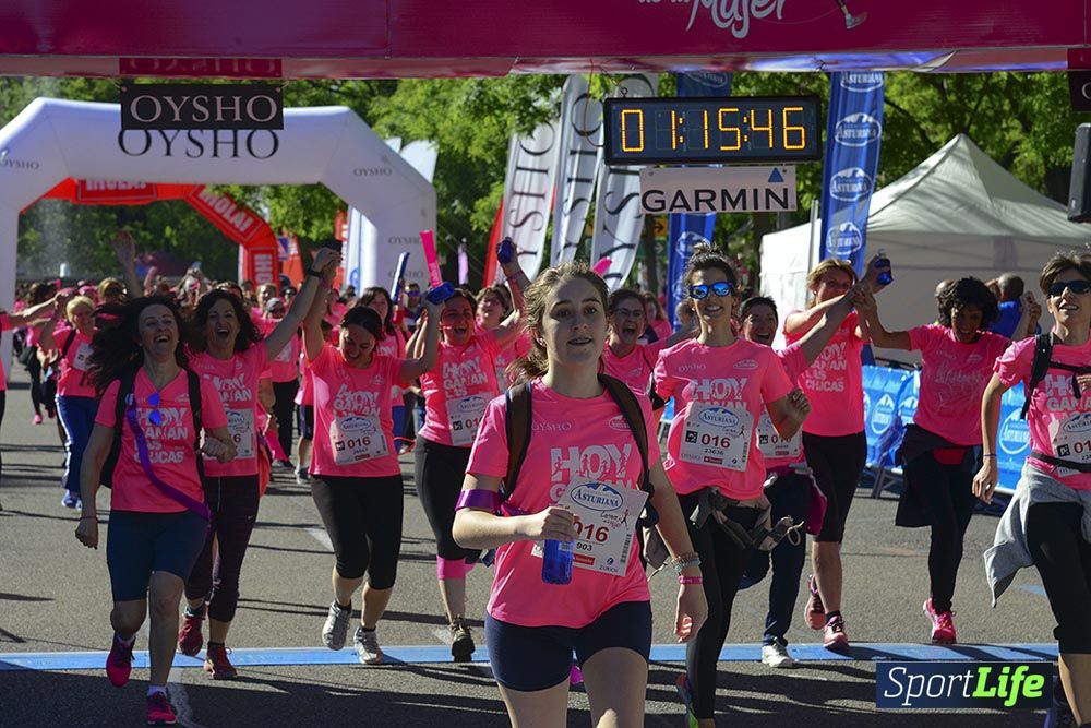 Carrera de la Mujer Madrid: arco izquierdo, desde 1h13 hasta 1h23'