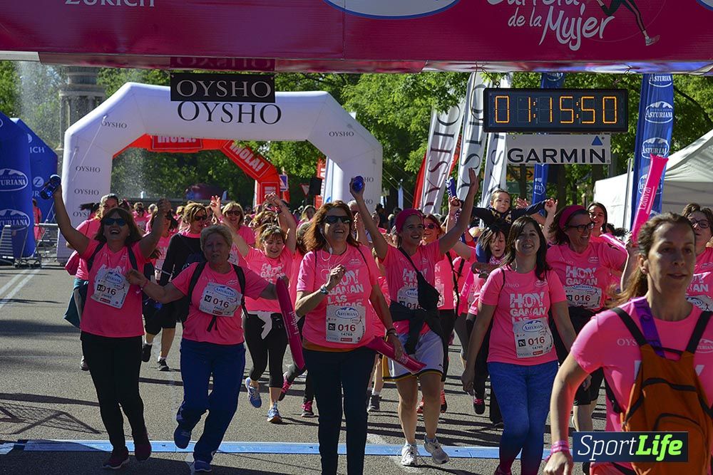 Carrera de la Mujer Madrid: arco izquierdo, desde 1h13 hasta 1h23'