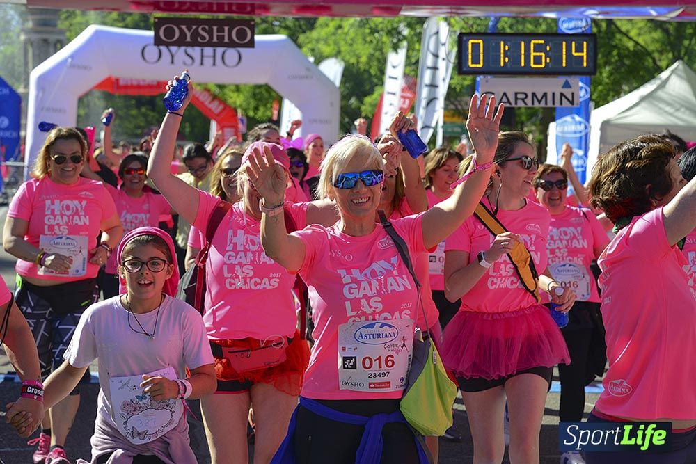 Carrera de la Mujer Madrid: arco izquierdo, desde 1h13 hasta 1h23'