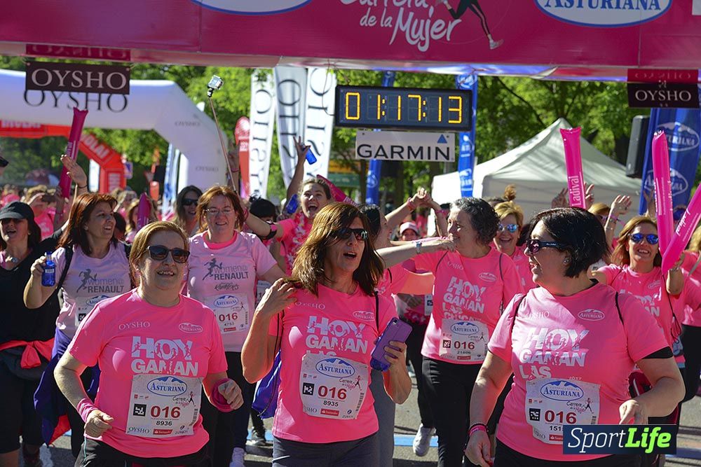 Carrera de la Mujer Madrid: arco izquierdo, desde 1h13 hasta 1h23'