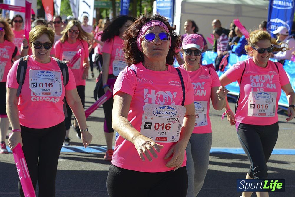Carrera de la Mujer Madrid: arco izquierdo, desde 1h13 hasta 1h23'