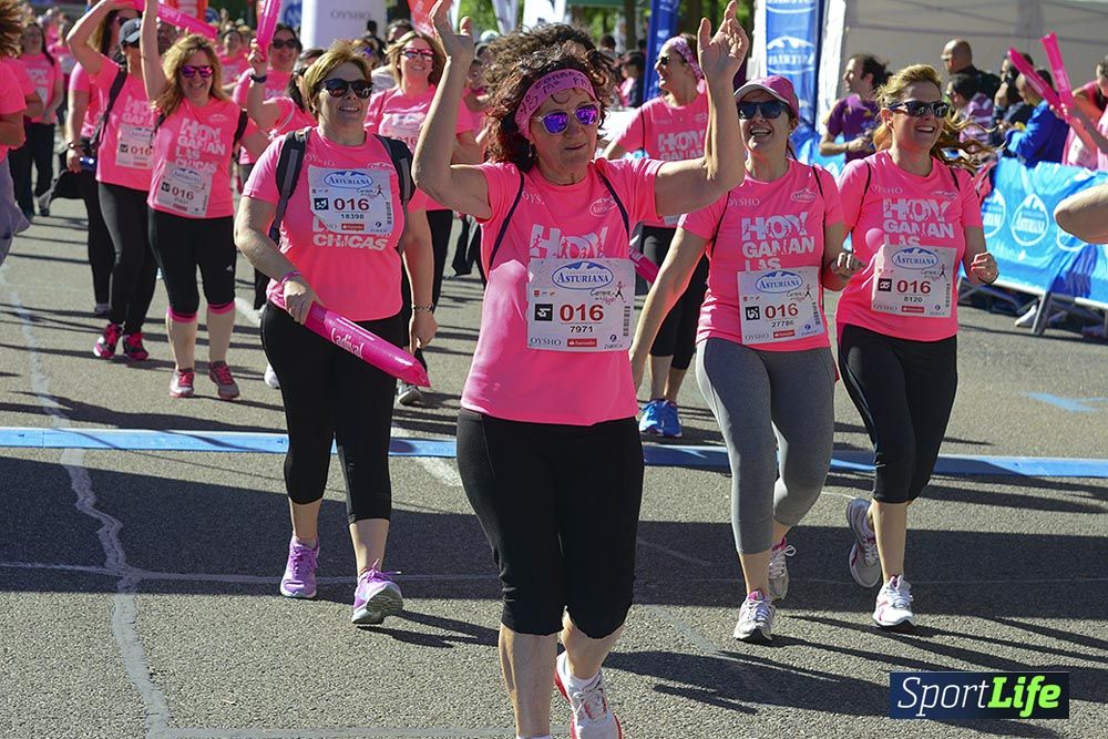 Carrera de la Mujer Madrid: arco izquierdo, desde 1h13 hasta 1h23'