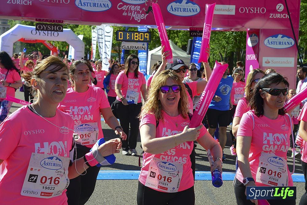Carrera de la Mujer Madrid: arco izquierdo, desde 1h13 hasta 1h23'