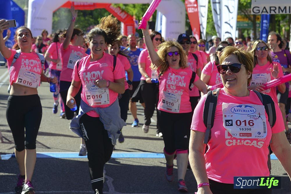 Carrera de la Mujer Madrid: arco izquierdo, desde 1h13 hasta 1h23'