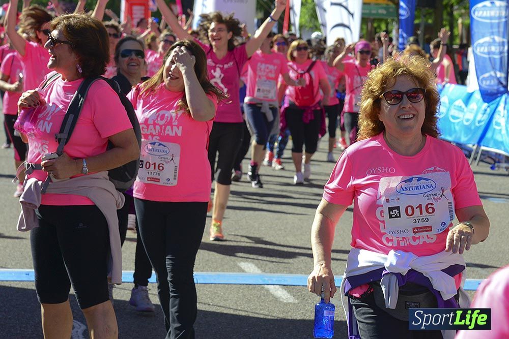 Carrera de la Mujer Madrid: arco izquierdo, desde 1h13 hasta 1h23'