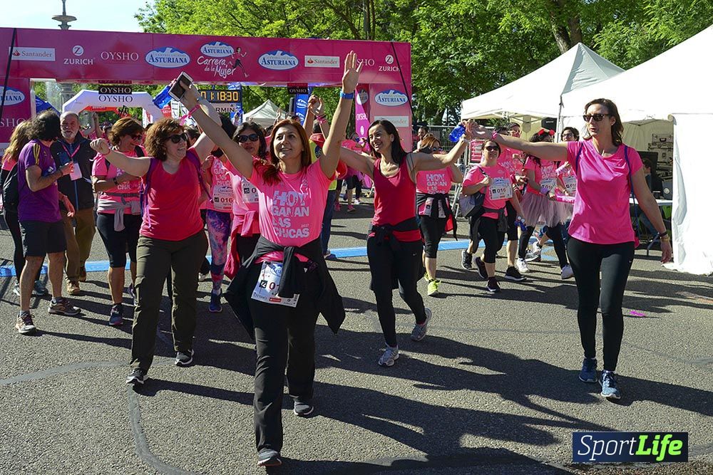 Carrera de la Mujer Madrid: arco izquierdo, desde 1h13 hasta 1h23'