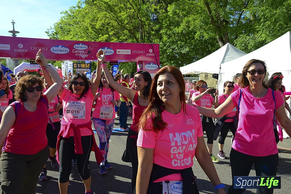 Carrera de la Mujer Madrid: arco izquierdo, desde 1h13 hasta 1h23'