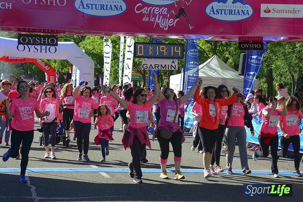 Carrera de la Mujer Madrid: arco izquierdo, desde 1h13 hasta 1h23'