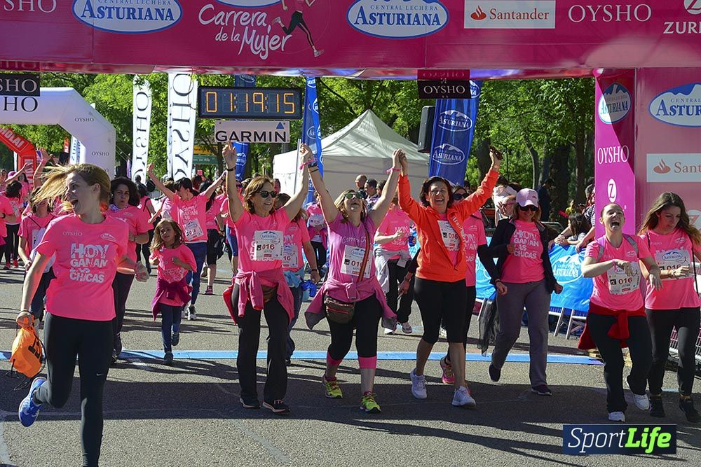 Carrera de la Mujer Madrid: arco izquierdo, desde 1h13 hasta 1h23'