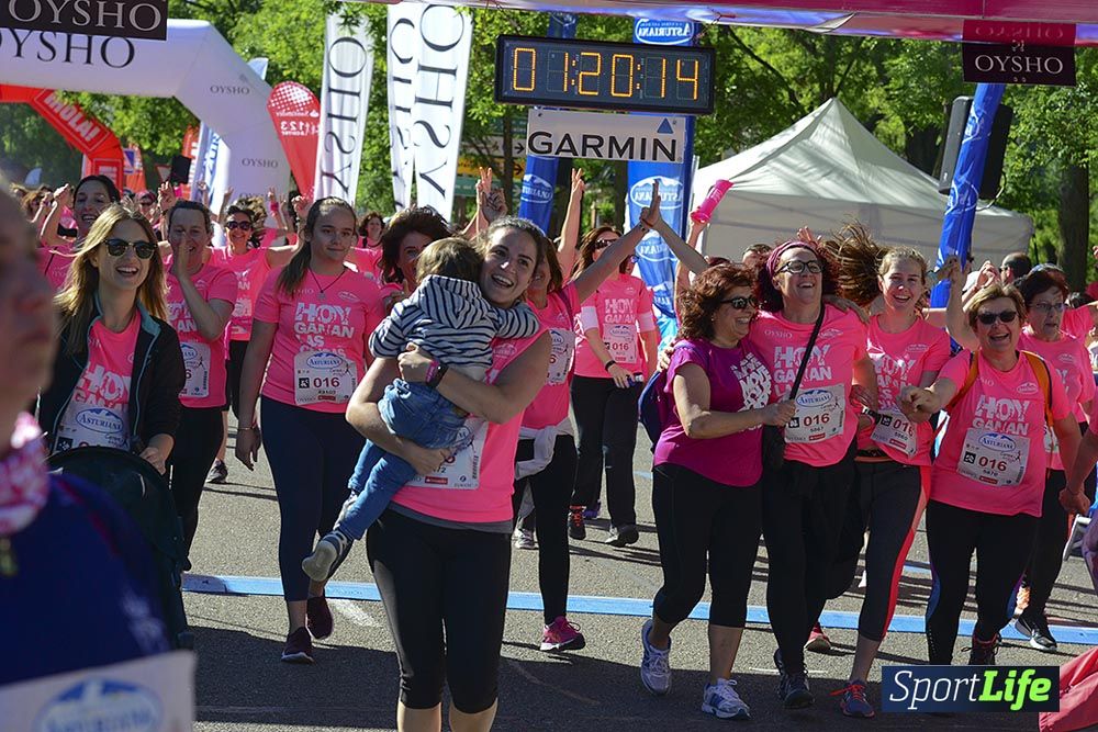 Carrera de la Mujer Madrid: arco izquierdo, desde 1h13 hasta 1h23'