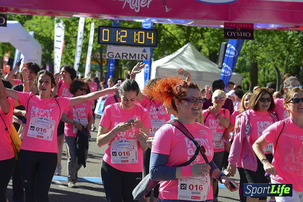 Carrera de la Mujer Madrid: arco izquierdo, desde 1h13 hasta 1h23'