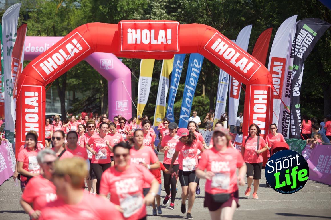 Carrera de la Mujer de Vitoria, primeras llegadas a meta y ambiente de carrera