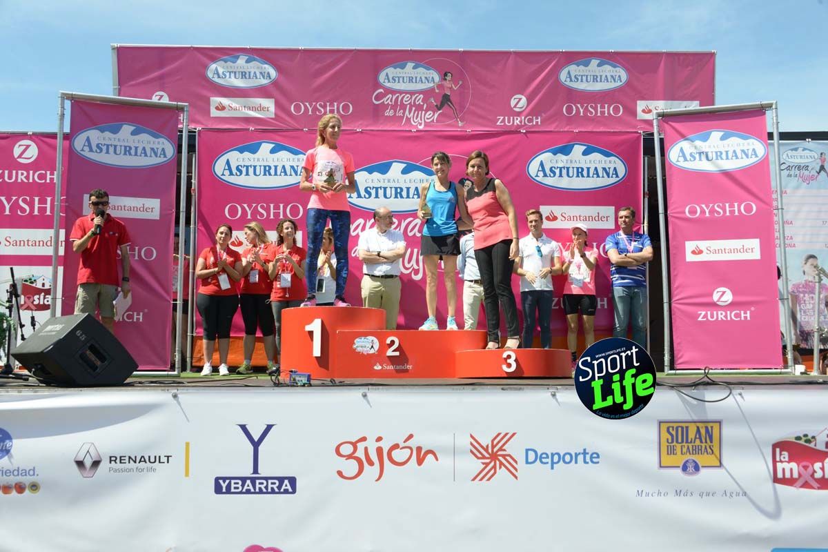 Carrera de la Mujer de Gijón entrega de premios 2