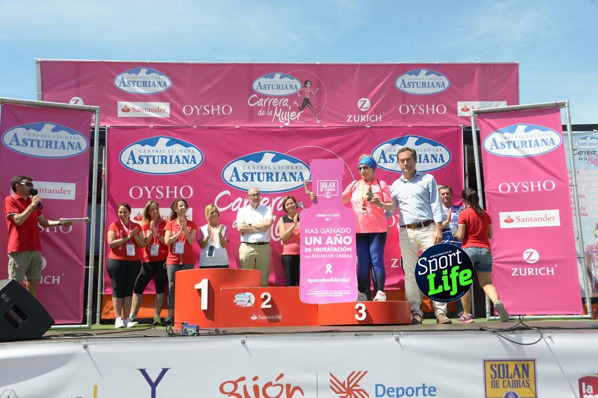 Carrera de la Mujer de Gijón entrega de premios 2