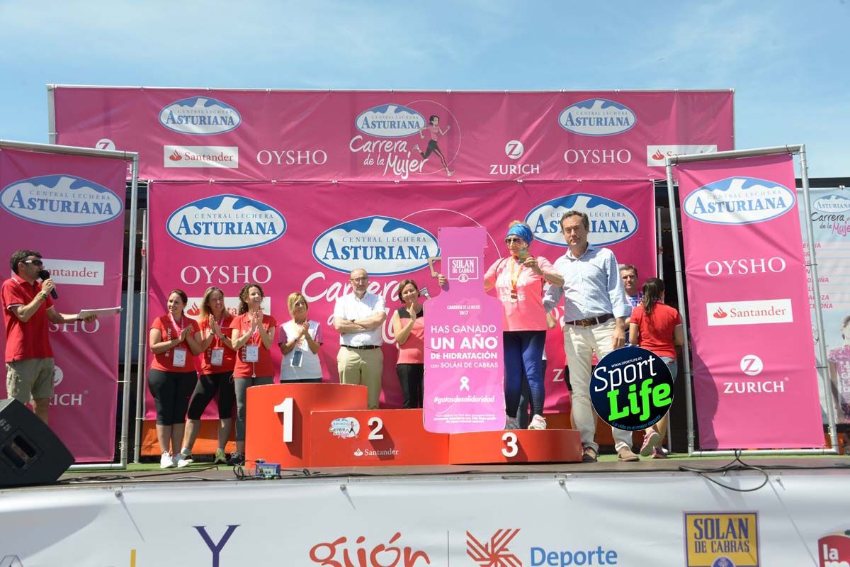 Carrera de la Mujer de Gijón entrega de premios 2
