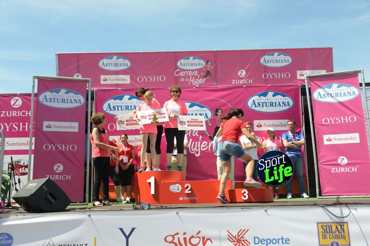 Carrera de la Mujer de Gijón entrega de premios 2