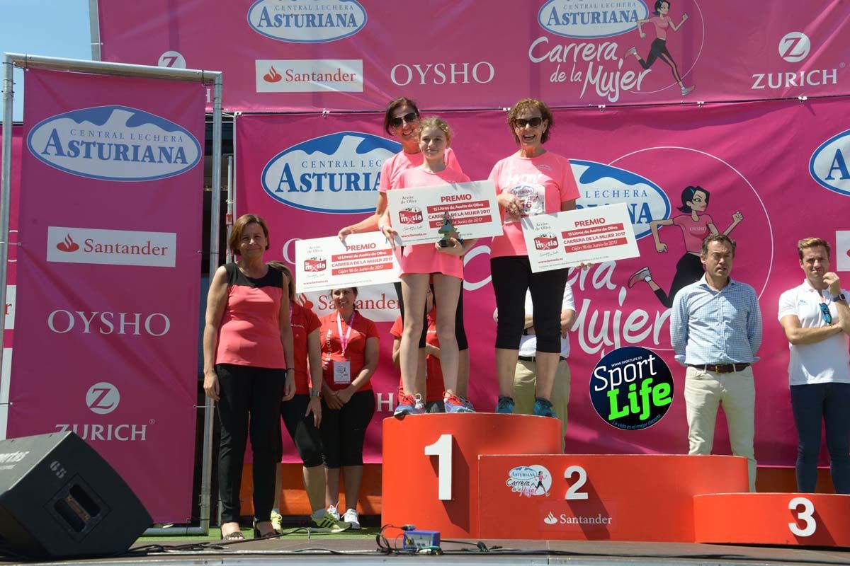 Carrera de la Mujer de Gijón entrega de premios 2