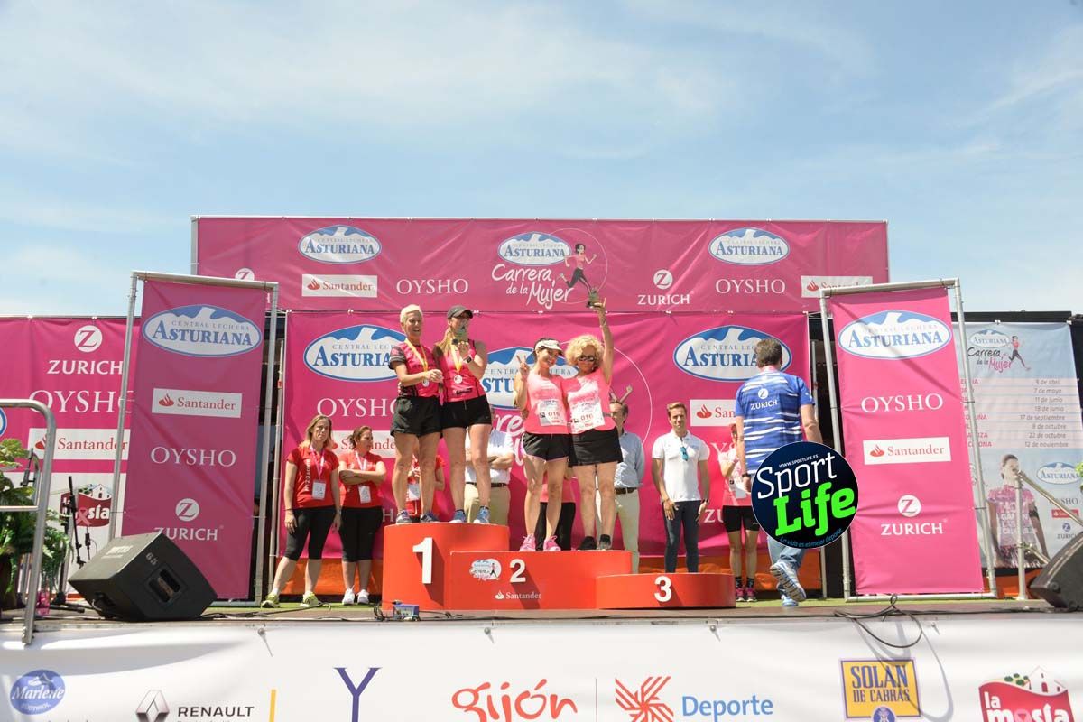 Carrera de la Mujer de Gijón entrega de premios 2