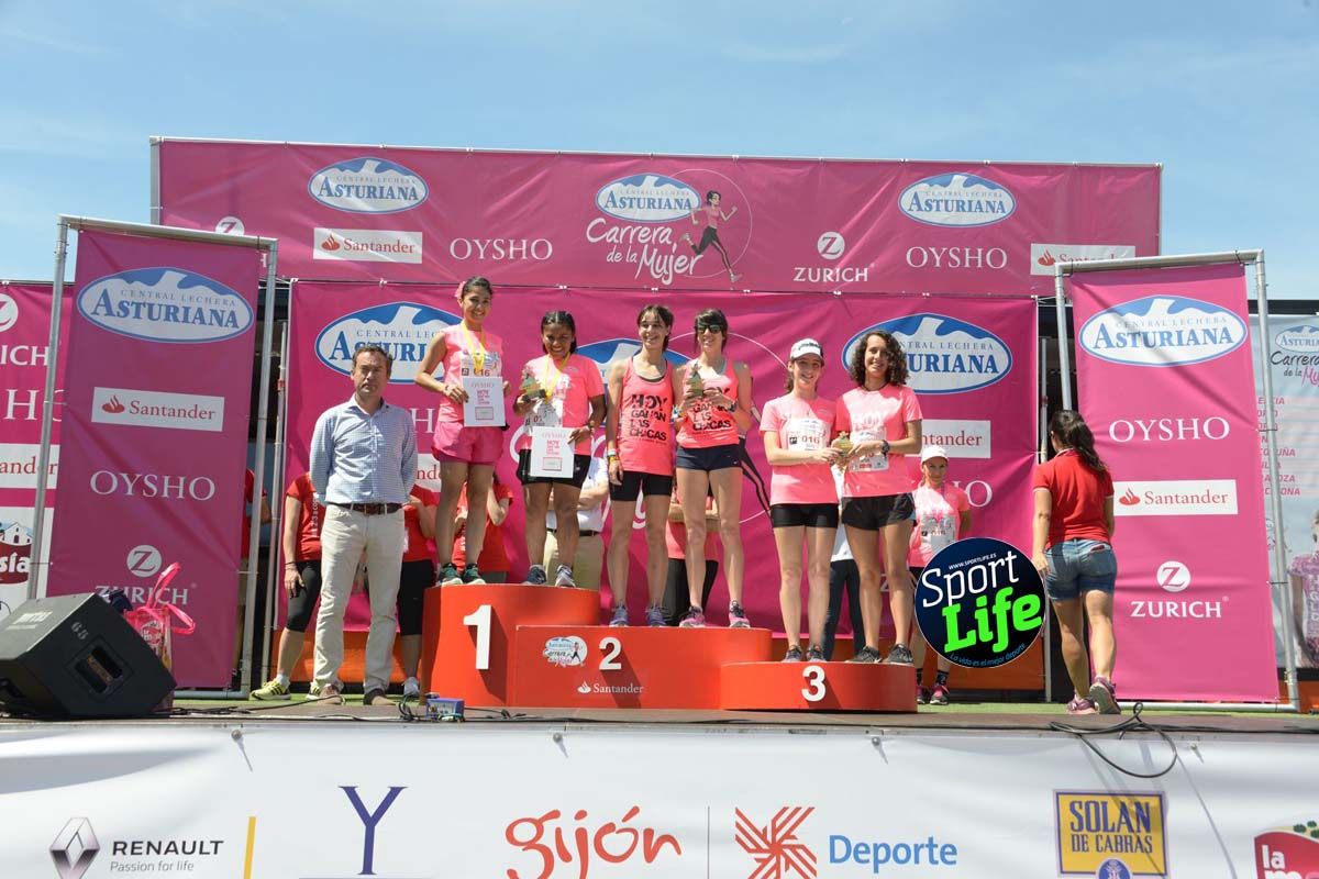 Carrera de la Mujer de Gijón entrega de premios 2