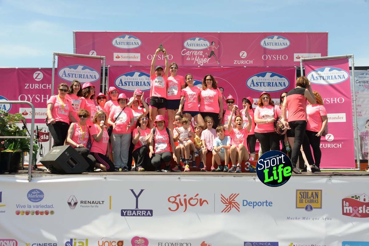 Carrera de la Mujer de Gijón entrega de premios 2