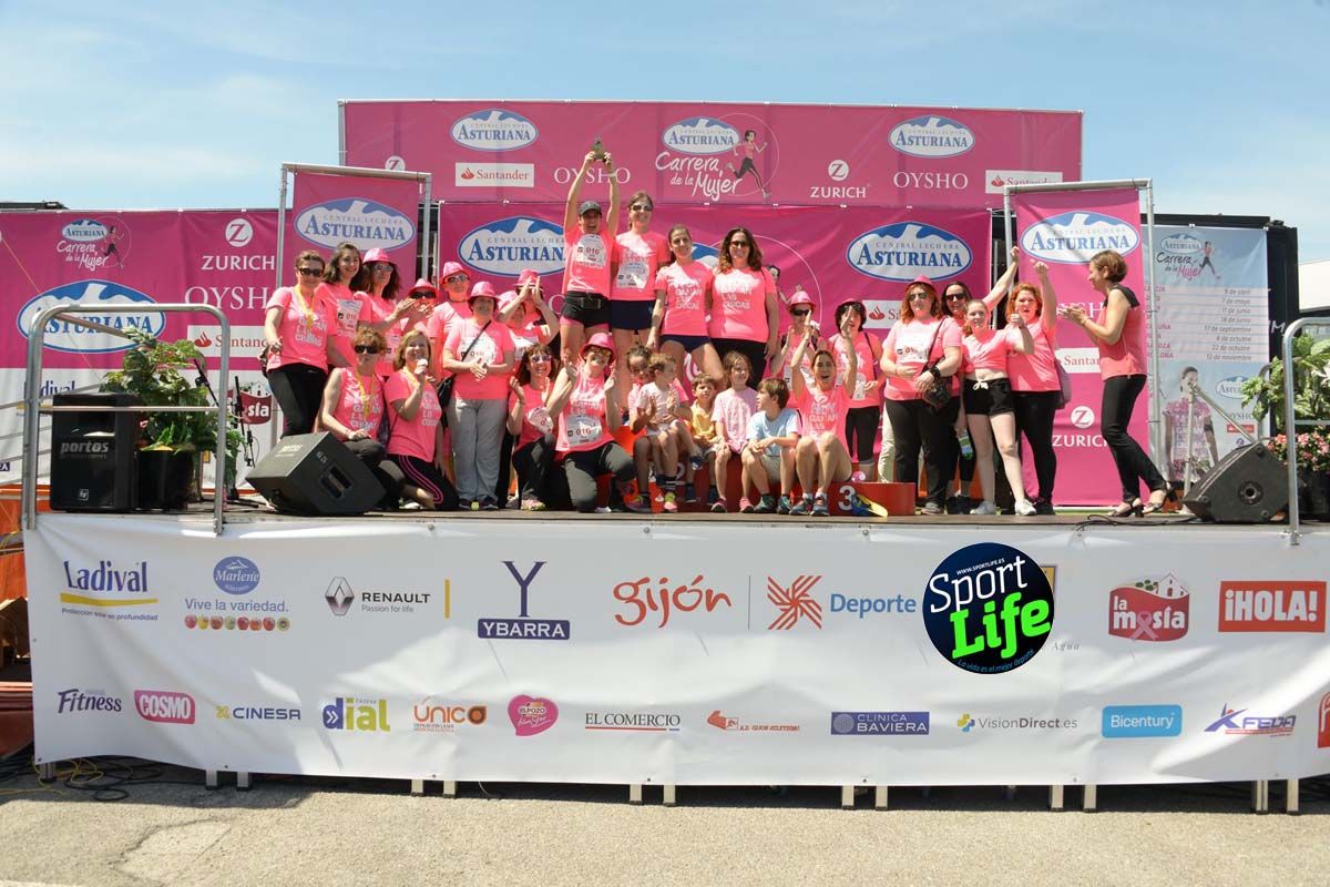 Carrera de la Mujer de Gijón entrega de premios 2