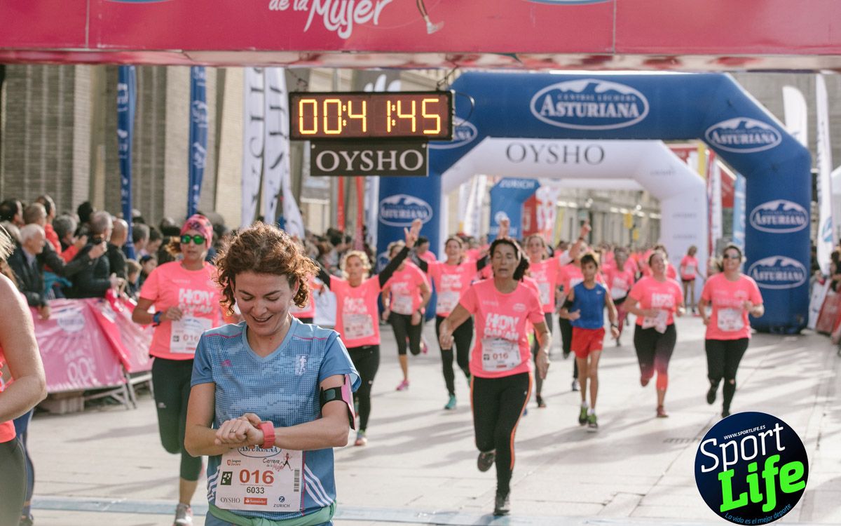 Imágenes de meta de la Carrera de la Mujer de Zaragoza (desde el minuto 41 hasta el final)
