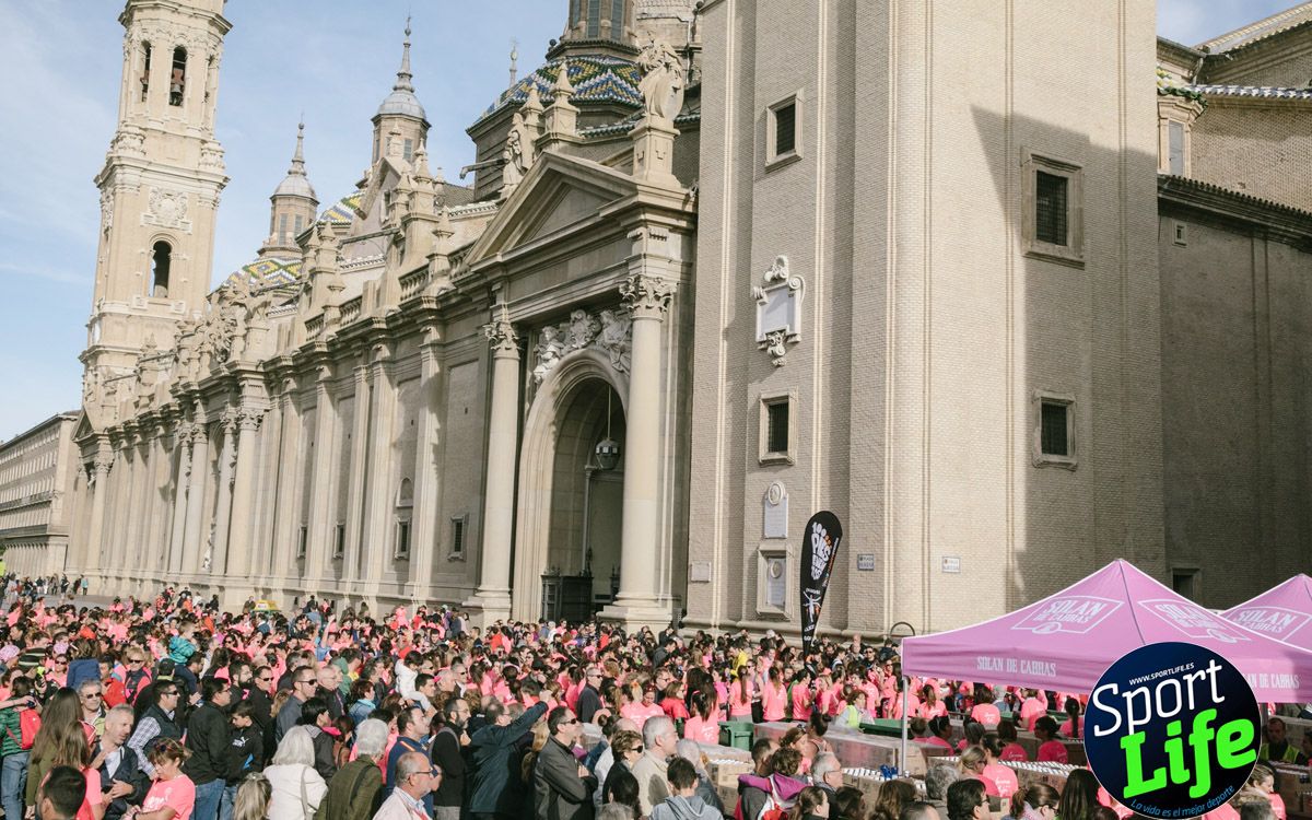 Imágenes de meta de la Carrera de la Mujer de Zaragoza (desde el minuto 41 hasta el final)