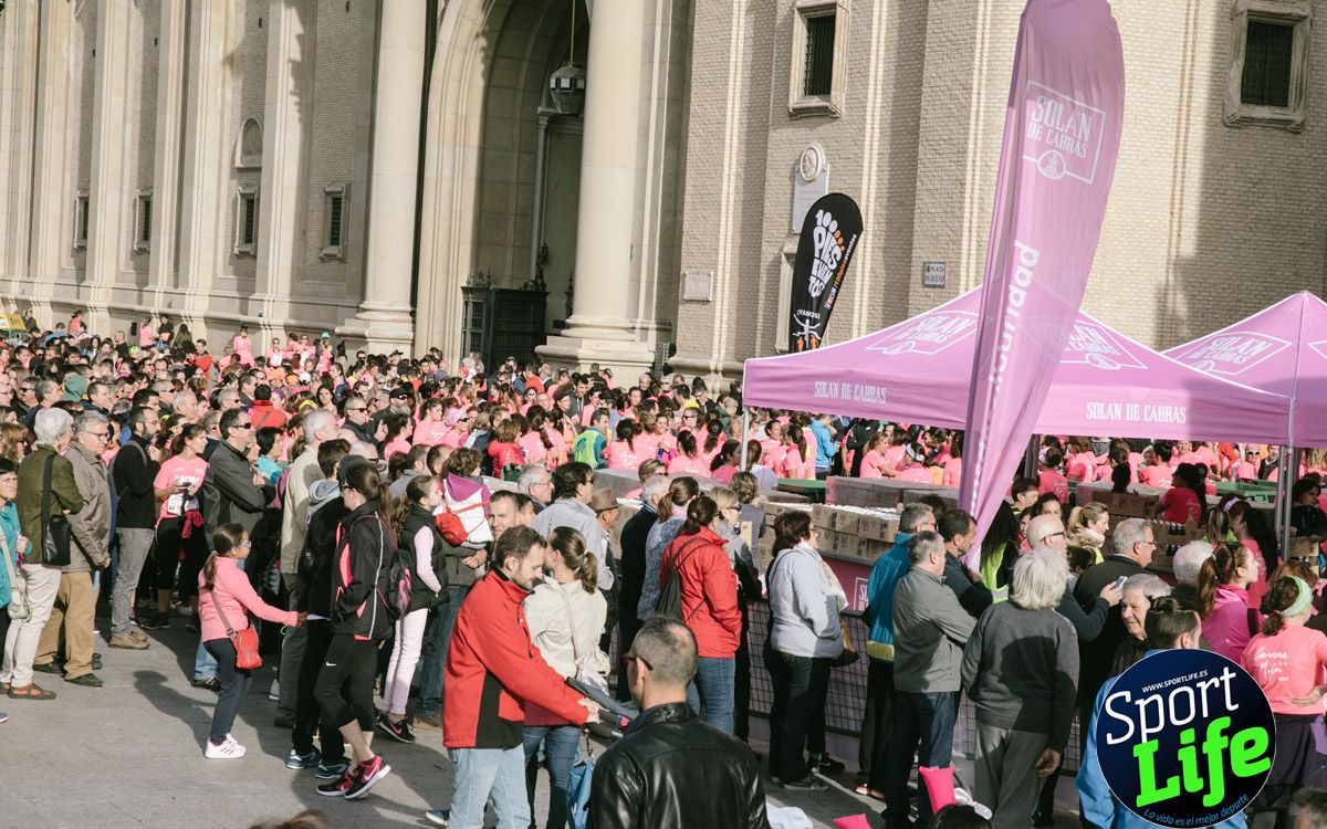 Imágenes de meta de la Carrera de la Mujer de Zaragoza (desde el minuto 41 hasta el final)