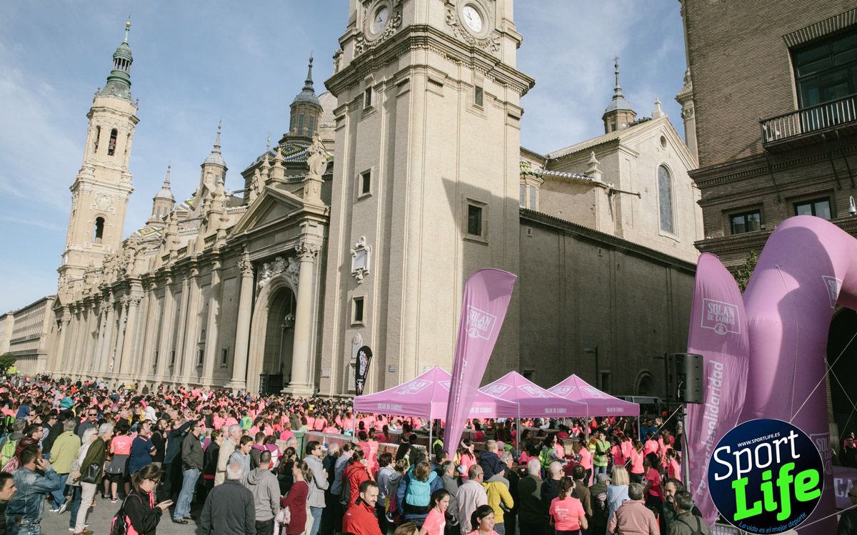Imágenes de meta de la Carrera de la Mujer de Zaragoza (desde el minuto 41 hasta el final)