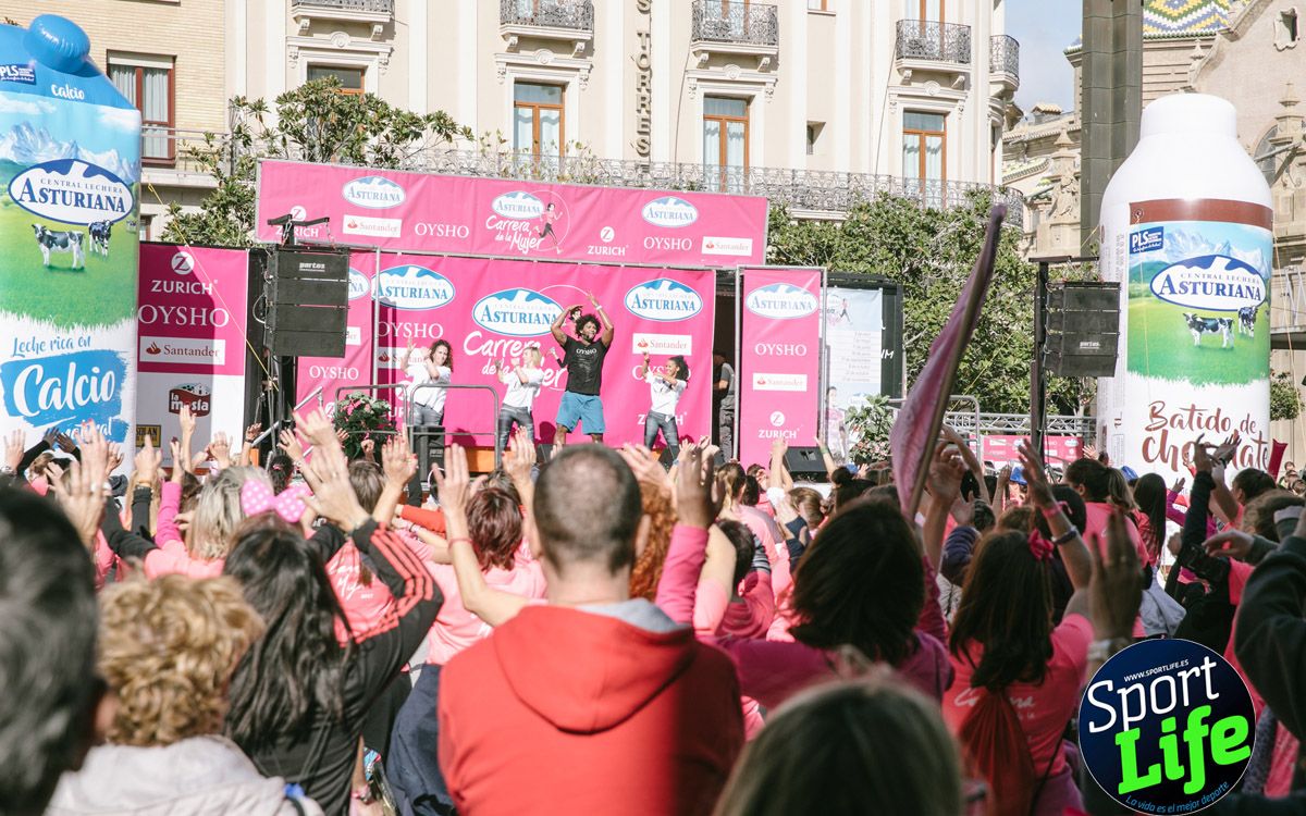 Imágenes de meta de la Carrera de la Mujer de Zaragoza (desde el minuto 41 hasta el final)