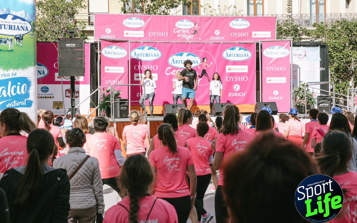 Imágenes de meta de la Carrera de la Mujer de Zaragoza (desde el minuto 41 hasta el final)