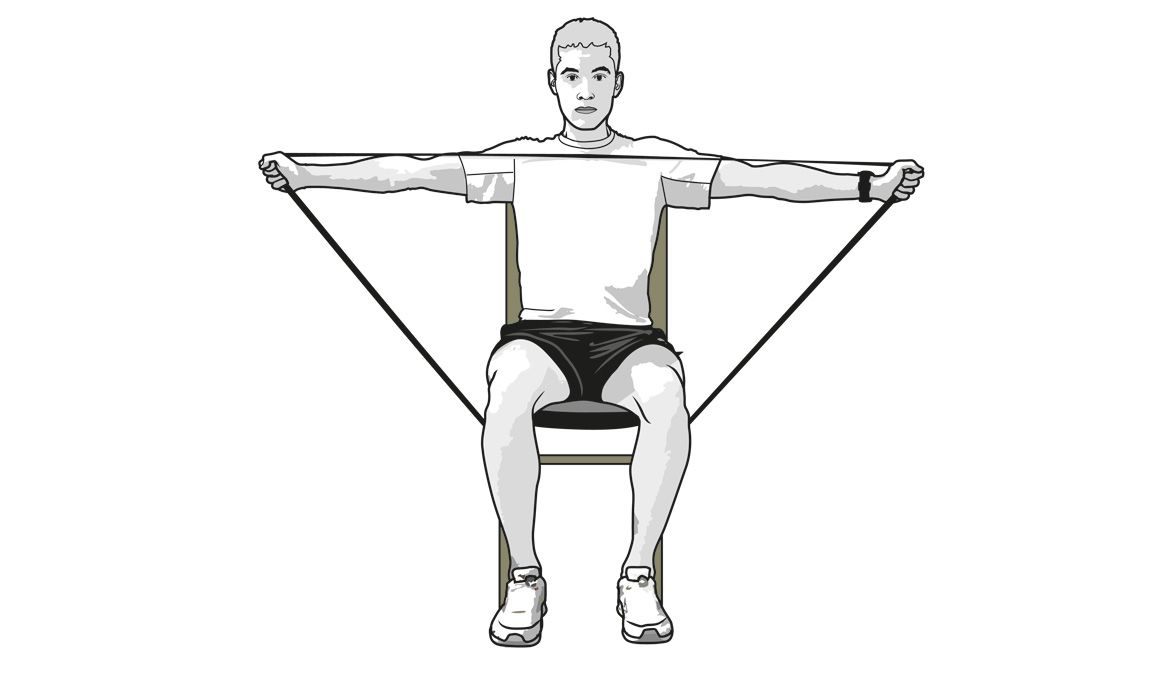 Una goma elástica para entrenar tus músculos