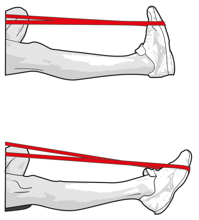 Una goma elástica para entrenar tus músculos
