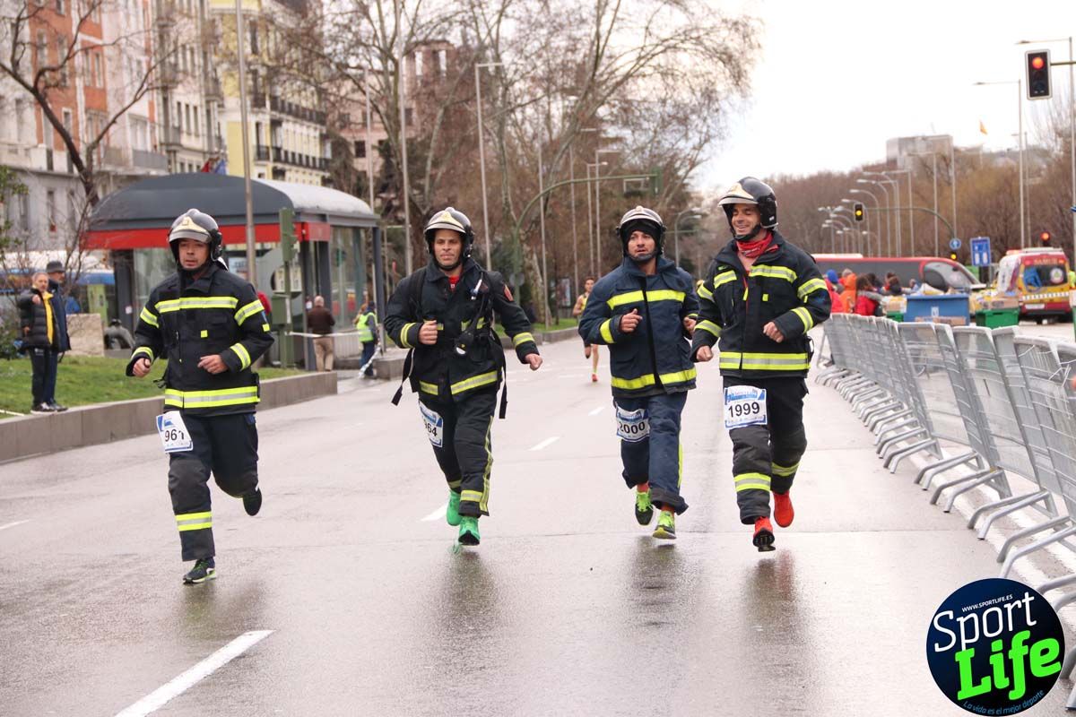Carrera Bomberos-Hospital San Rafael: fotos del paso por el km2