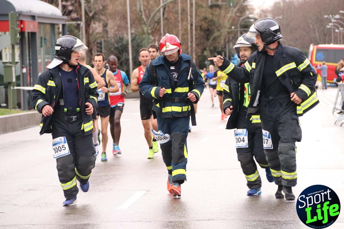Carrera Bomberos-Hospital San Rafael: fotos del paso por el km2