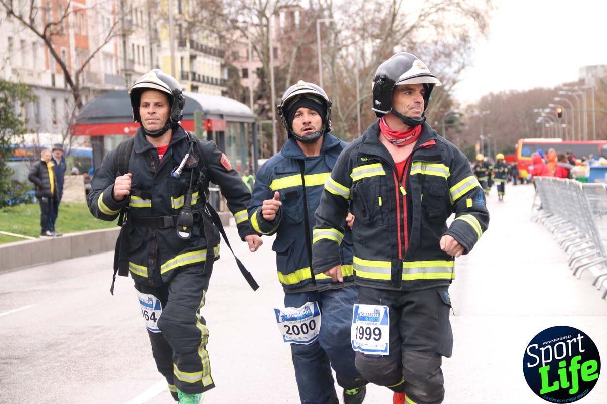 Carrera Bomberos-Hospital San Rafael: fotos del paso por el km2