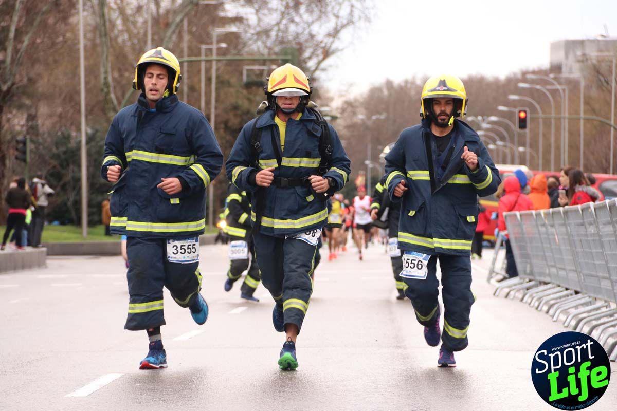 Carrera Bomberos-Hospital San Rafael: fotos del paso por el km2