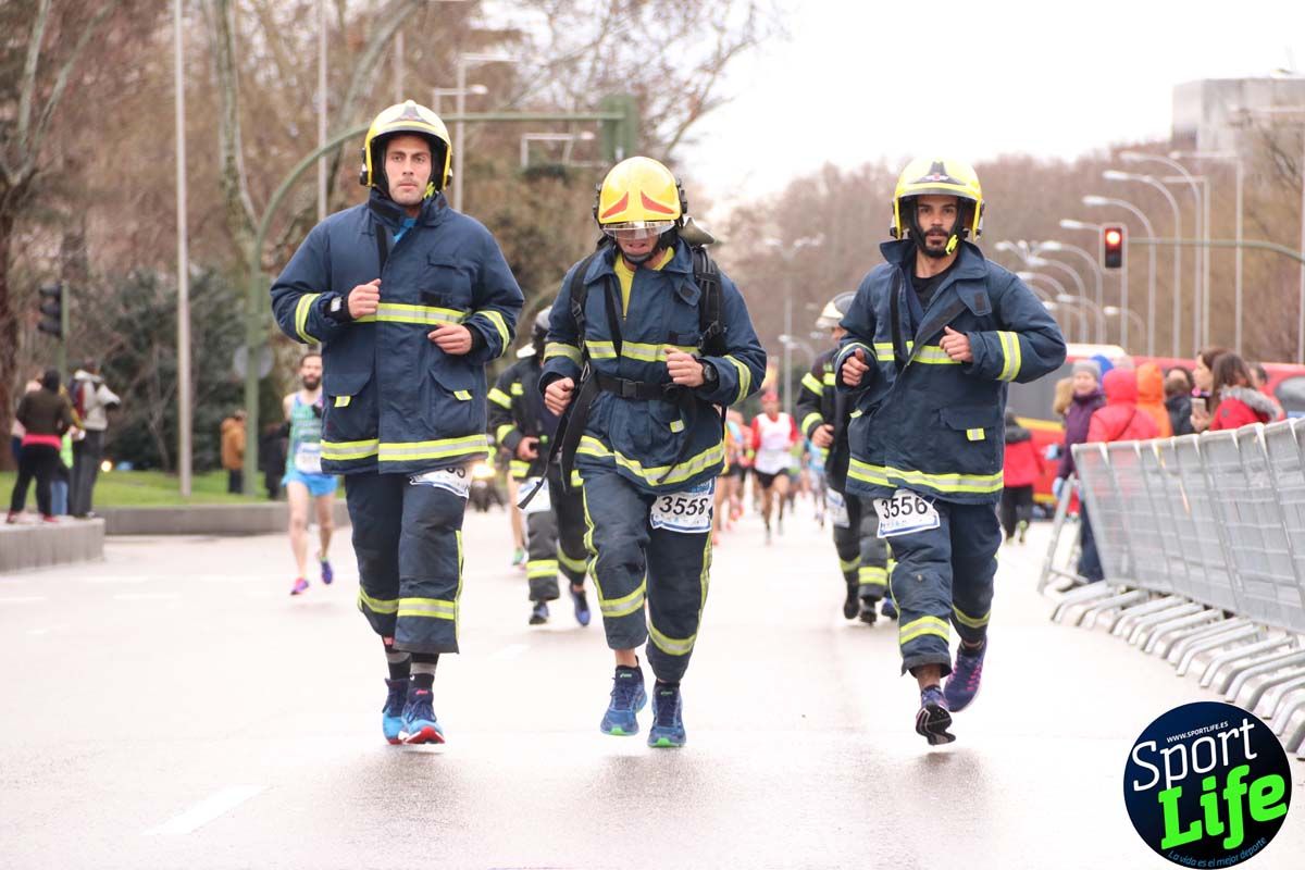 Carrera Bomberos-Hospital San Rafael: fotos del paso por el km2