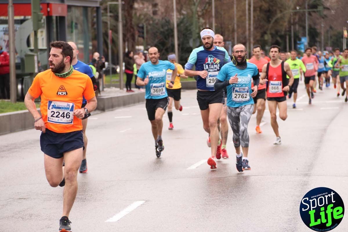Carrera Bomberos-Hospital San Rafael: fotos del paso por el km2